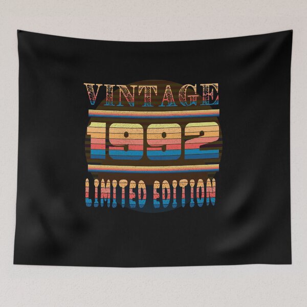 Item preview, Born In 1992 Vintage limited edition, 30 Year Old Gifts, 30th Birthday Retro design designed and sold by soniashah.