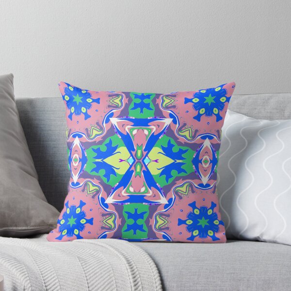 Item preview, Pink Mandala Caleidoscopio Azul Trippy Patrón designed and sold by NebulaFern.