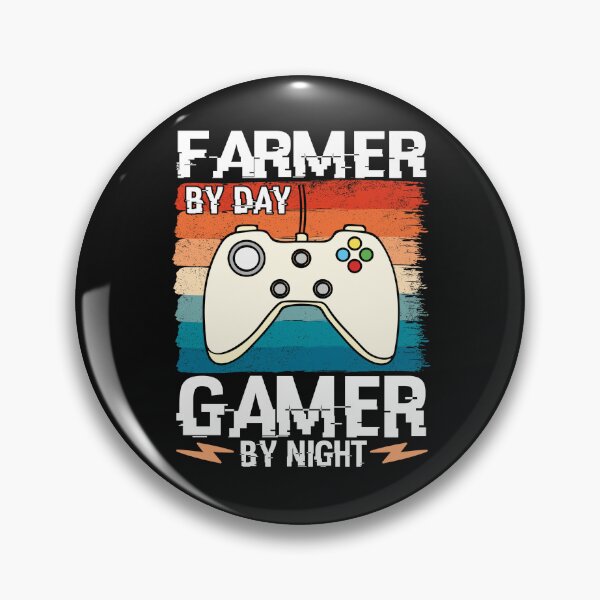 Item preview, Farmer by Day Gamer by Night : Gaming quotes  :Gamer Sayings designed and sold by remonss.