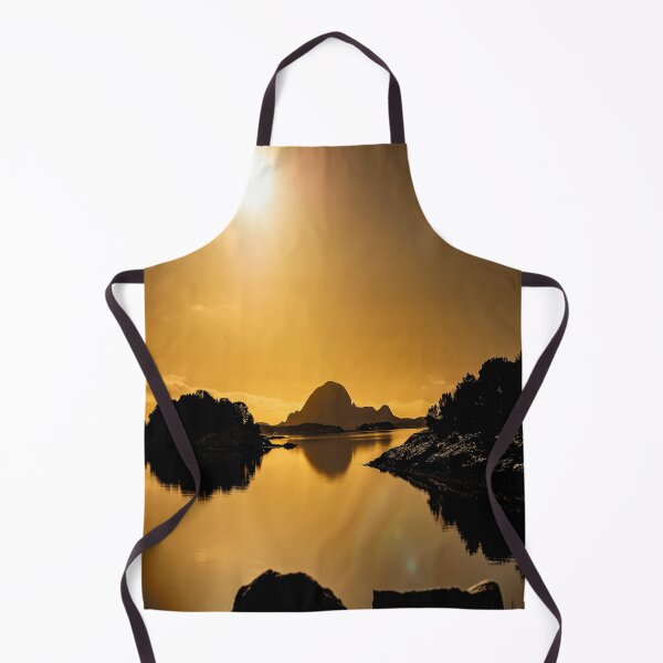 Item preview, Torghatten in Sunset Art Print designed and sold by Nils Petter Stein.