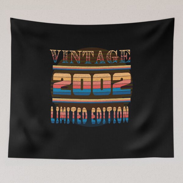 Item preview, Born In 2002 Vintage limited edition, 20 Year Old Gifts, 20th Birthday Retro design designed and sold by soniashah.