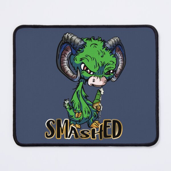 Item preview, Green Cartoon Drink GOAT - Smashed designed and sold by iduzarts.