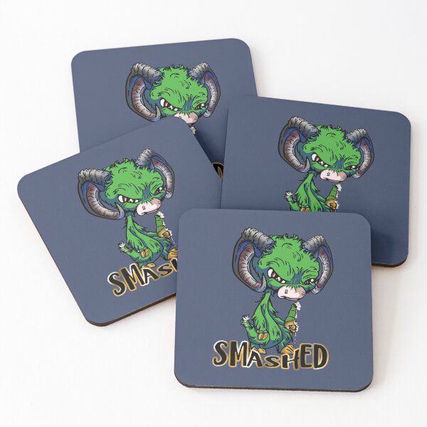 Item preview, Green Cartoon Drink GOAT - Smashed designed and sold by iduzarts.
