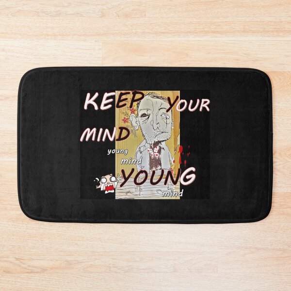 Item preview, Keep your mind young, inscriptions, letters abcdef, sentences, wise words, designed and sold by NessArtByEwa.