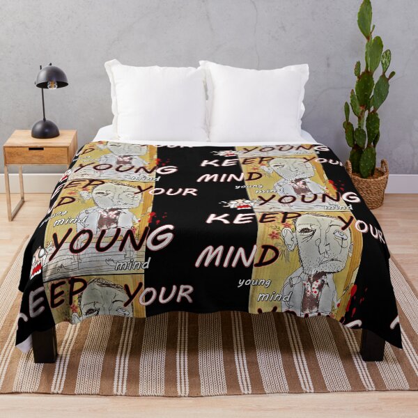 Item preview, Keep your mind young, inscriptions, letters abcdef, sentences, wise words, designed and sold by NessArtByEwa.