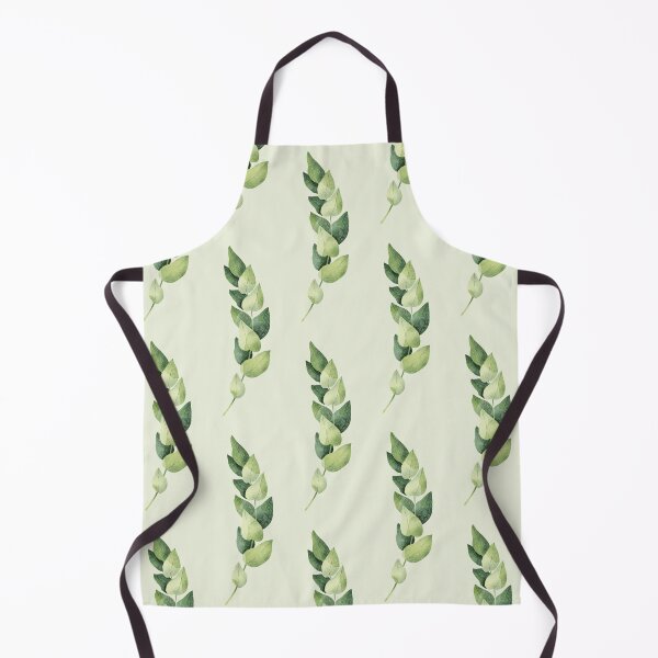 Item preview, Green eucalyptus branch botanical illustration designed and sold by helga-wigandt.