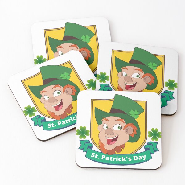 Item preview, Happy St. Patrick's Day with Leprechaun's head T-shirt designed and sold by KoopTroop ⭐⭐⭐⭐⭐.