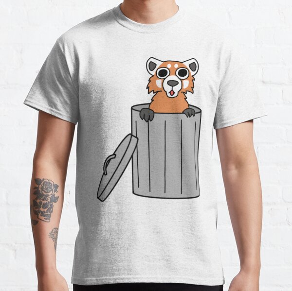 Red panda in trash Classic T-Shirt