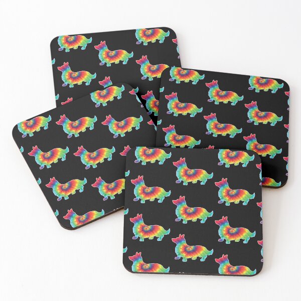 Item preview, Corgi Rainbow Retro Tie Dye Graphic designed and sold by stareongroup.