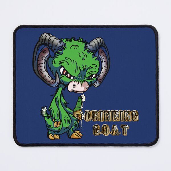 Item preview, Green Cartoon Drink GOAT - Greatest of all time designed and sold by iduzarts.