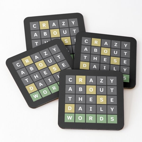 Item preview, Crazy About These Daily Words (Wordle Game)   designed and sold by TivertonRose.