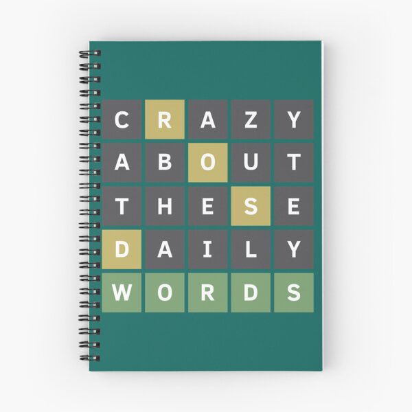 Item preview, Crazy About These Daily Words (Wordle Game)   designed and sold by TivertonRose.