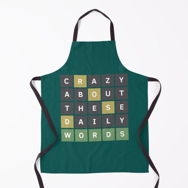 Item preview, Crazy About These Daily Words (Wordle Game) designed and sold by TivertonRose.