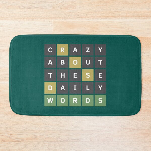 Item preview, Crazy About These Daily Words (Wordle Game)   designed and sold by TivertonRose.