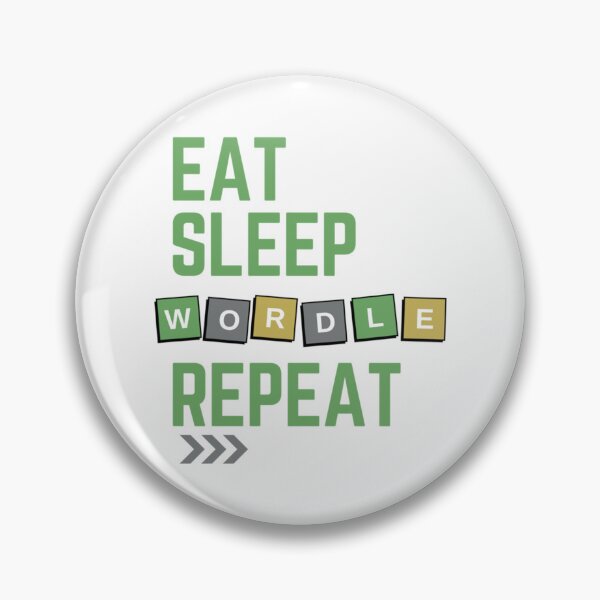 Item preview, Eat Sleep Wordle Repeat         designed and sold by TivertonRose.