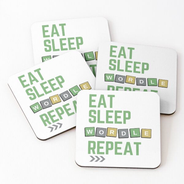 Item preview, Eat Sleep Wordle Repeat         designed and sold by TivertonRose.