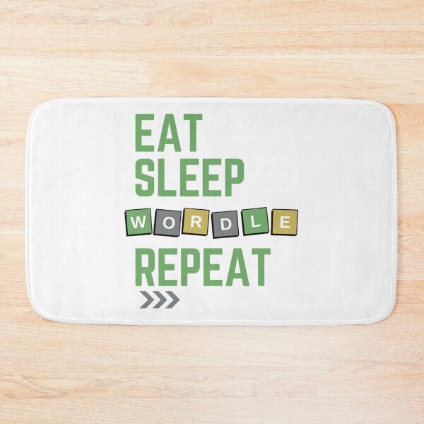 Item preview, Eat Sleep Wordle Repeat         designed and sold by TivertonRose.
