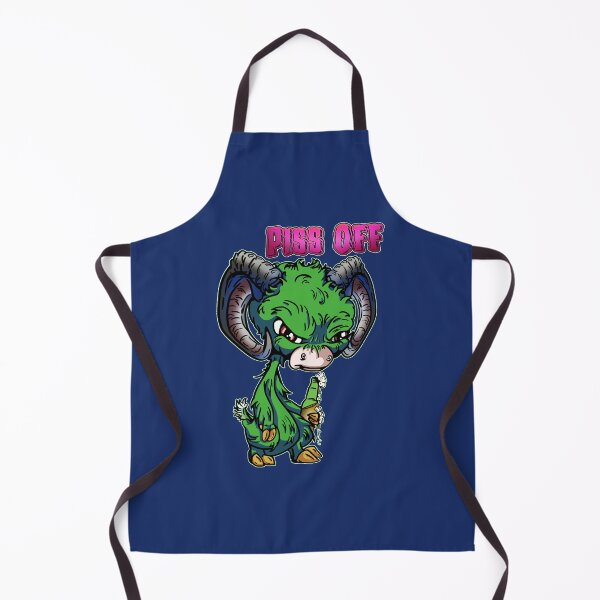 Item preview, Green Cartoon Drink GOAT - Piss Off designed and sold by iduzarts.