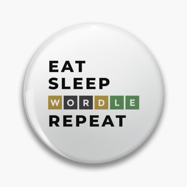 Item preview, Eat Sleep Wordle Repeat    designed and sold by TivertonRose.