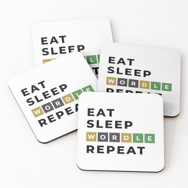Item preview, Eat Sleep Wordle Repeat    designed and sold by TivertonRose.