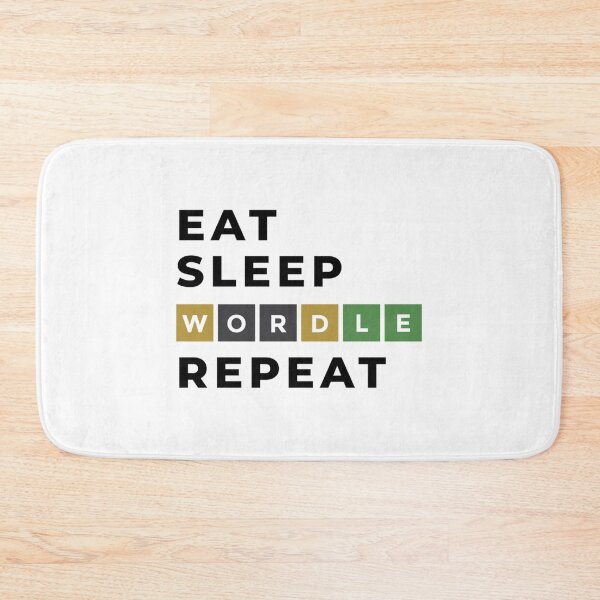 Item preview, Eat Sleep Wordle Repeat    designed and sold by TivertonRose.
