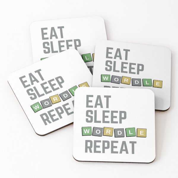 Item preview, Eat Sleep Wordle Repeat  designed and sold by TivertonRose.