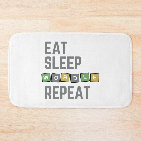 Item preview, Eat Sleep Wordle Repeat  designed and sold by TivertonRose.