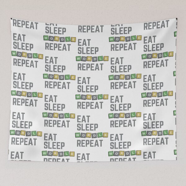 Item preview, Eat Sleep Wordle Repeat  designed and sold by TivertonRose.