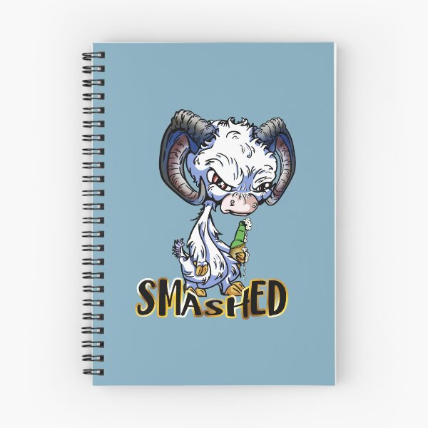 Item preview, White Cartoon Drink GOAT - Smashed designed and sold by iduzarts.