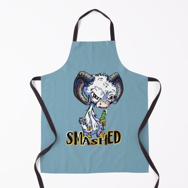 Item preview, White Cartoon Drink GOAT - Smashed designed and sold by iduzarts.
