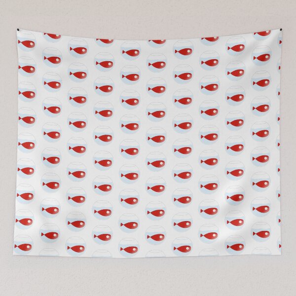 Aperçu de l'œuvre Petit poisson rouge dans un bocal créée et vendue par Loulouvonglup.