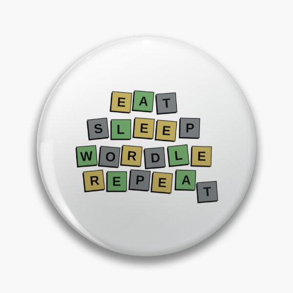 Item preview, Eat Sleep Wordle Repeat designed and sold by TivertonRose.