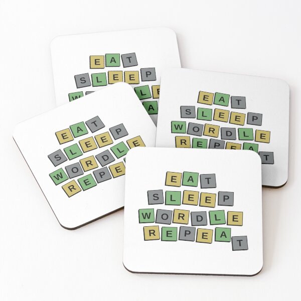 Item preview, Eat Sleep Wordle Repeat designed and sold by TivertonRose.