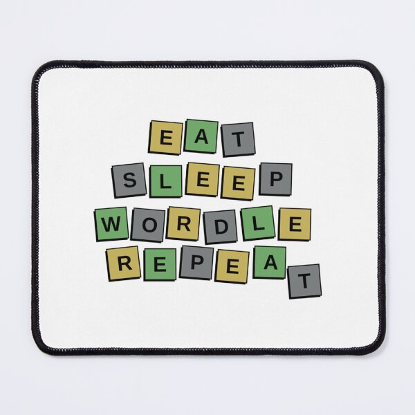 Item preview, Eat Sleep Wordle Repeat designed and sold by TivertonRose.