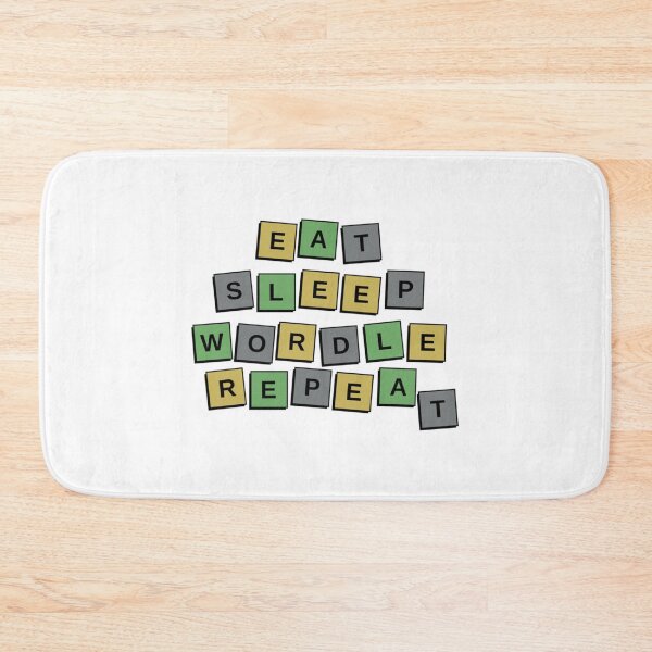Item preview, Eat Sleep Wordle Repeat designed and sold by TivertonRose.