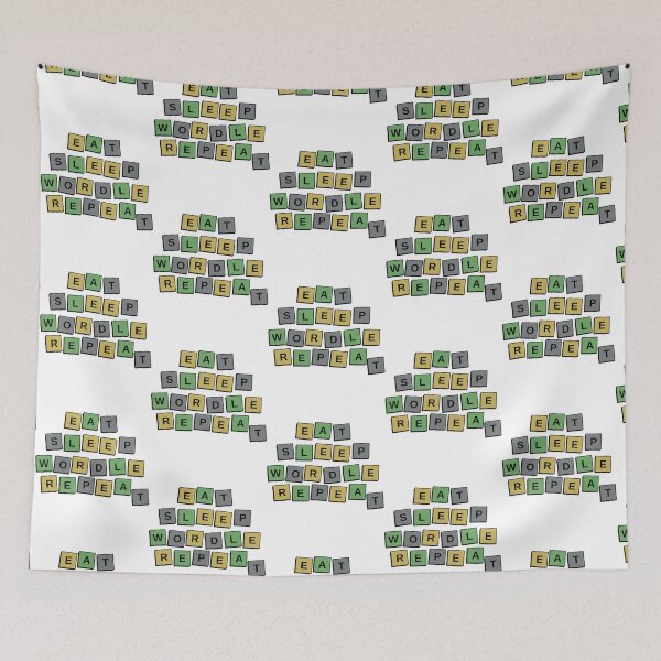 Item preview, Eat Sleep Wordle Repeat designed and sold by TivertonRose.
