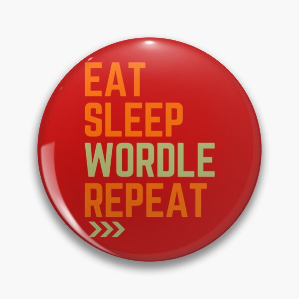 Item preview, Eat Sleep Wordle Repeat designed and sold by TivertonRose.
