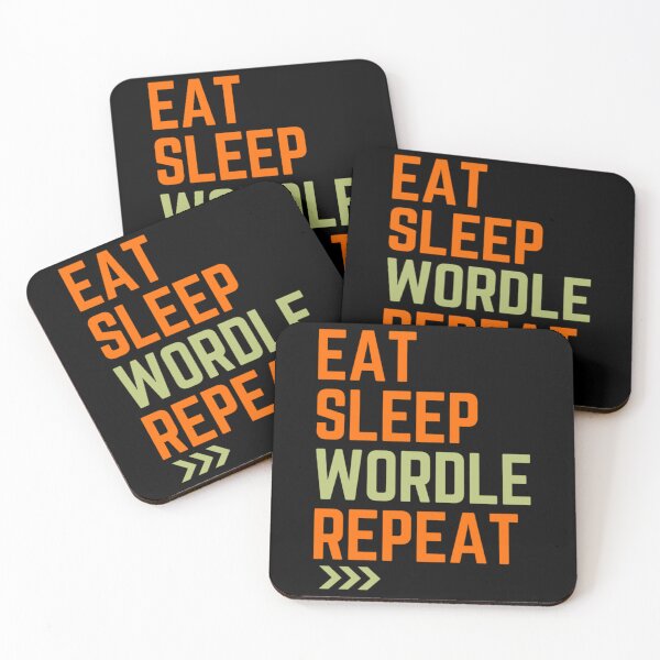Item preview, Eat Sleep Wordle Repeat designed and sold by TivertonRose.