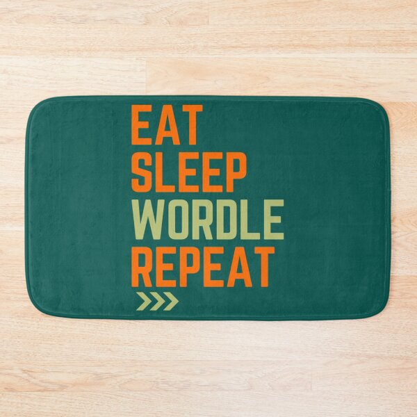 Item preview, Eat Sleep Wordle Repeat designed and sold by TivertonRose.