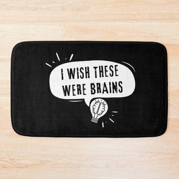 Item preview, I wish these were brains, Funny Boob Joke gifts designed and sold by Sasikharn.