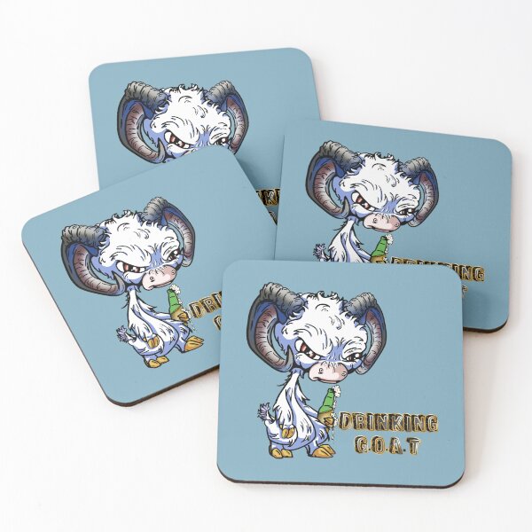 Item preview, White Cartoon Drink GOAT - Greatest of all time designed and sold by iduzarts.