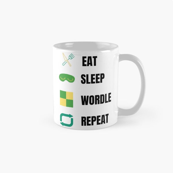 Item preview, Eat sleep wordle repeat - wordle game   designed and sold by TivertonRose.