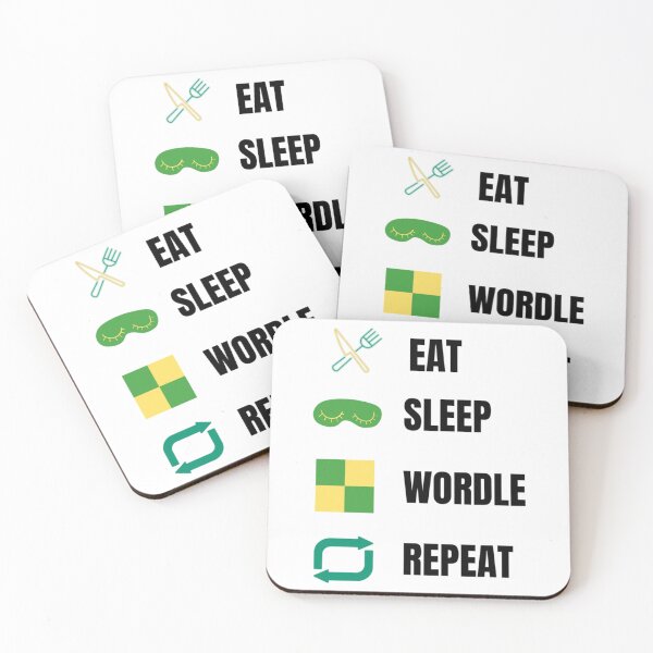 Item preview, Eat sleep wordle repeat - wordle game   designed and sold by TivertonRose.