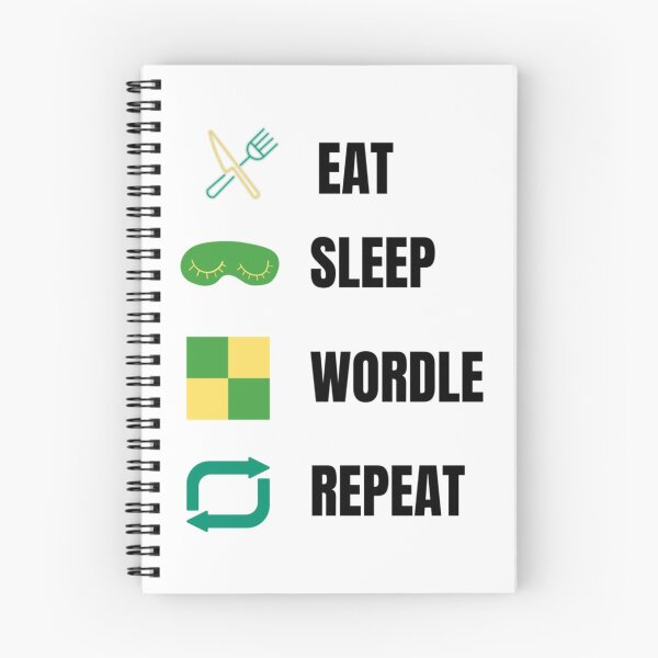 Item preview, Eat sleep wordle repeat - wordle game   designed and sold by TivertonRose.