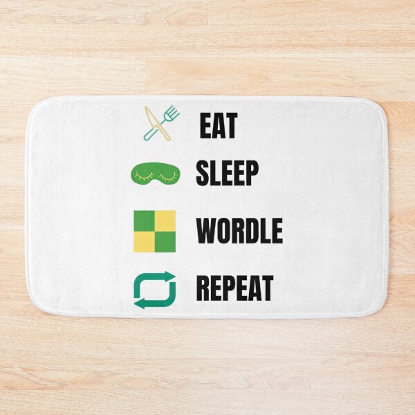 Item preview, Eat sleep wordle repeat - wordle game   designed and sold by TivertonRose.
