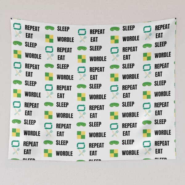 Item preview, Eat sleep wordle repeat - wordle game   designed and sold by TivertonRose.