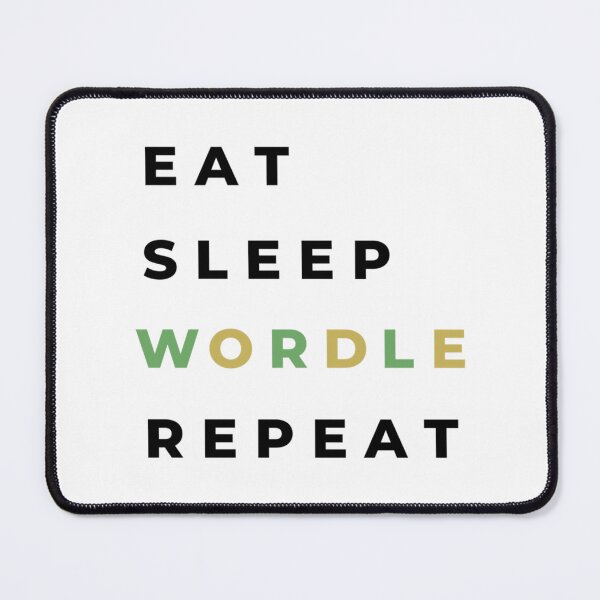 Item preview, Eat Sleep Wordle Repeat - Wordle Puzzle   designed and sold by TivertonRose.