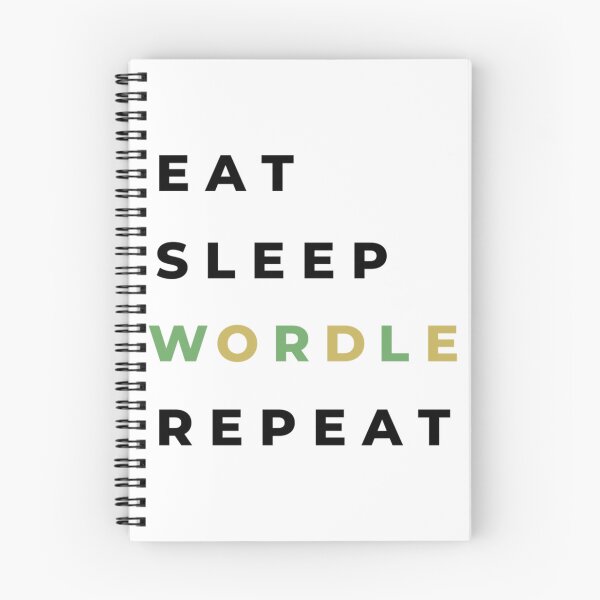 Item preview, Eat Sleep Wordle Repeat - Wordle Puzzle   designed and sold by TivertonRose.