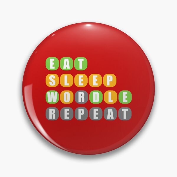 Item preview, EAT SLEEP WORDLE REPEAT designed and sold by TivertonRose.