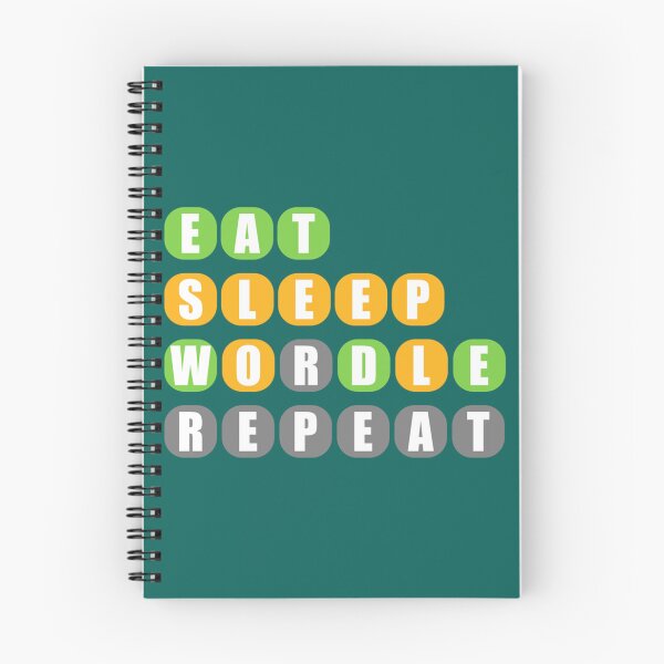 Item preview, EAT SLEEP WORDLE REPEAT designed and sold by TivertonRose.
